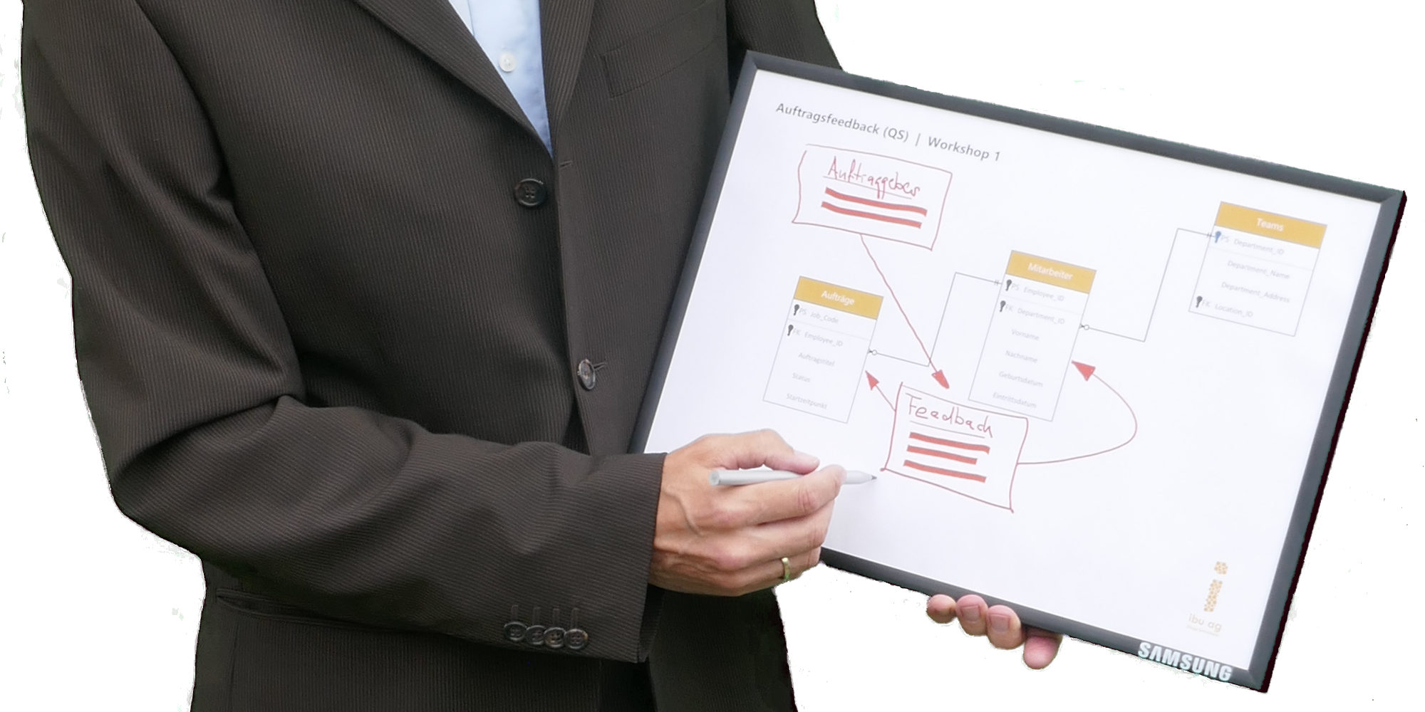 Fotoausschnitt Business Engineer